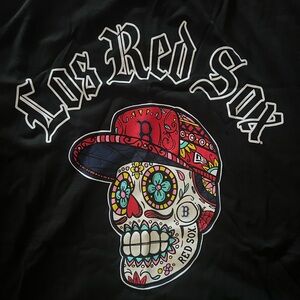 New Era Boston Red Sox sugar skull (Dia de los muertos) MLB baseball t-shirt